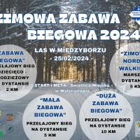 ZIMOWA ZABAWA BIEGOWA 2024-Plakat