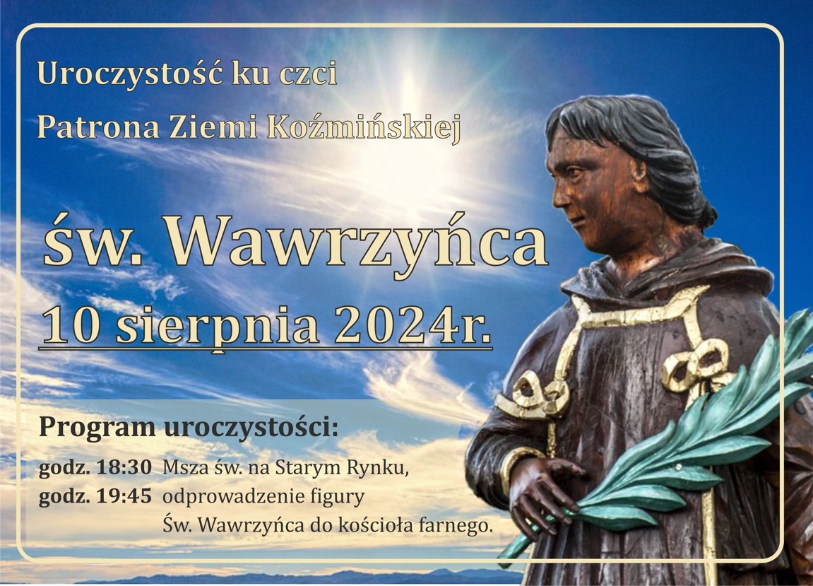 2024 Plakat sw. Wawrzyniec