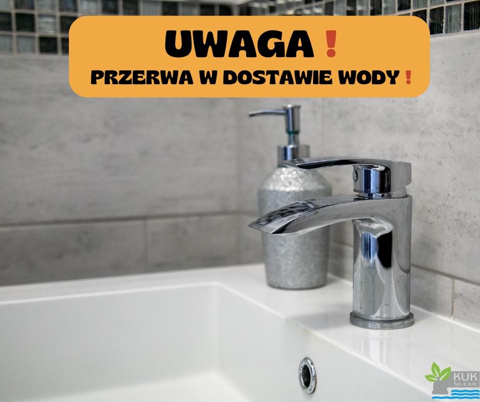 Przerwa w dostawie wody 
