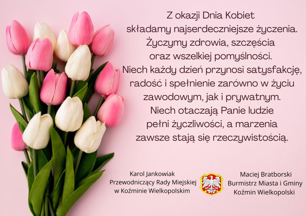 Życzenia z okazji Dnia Kobiet 