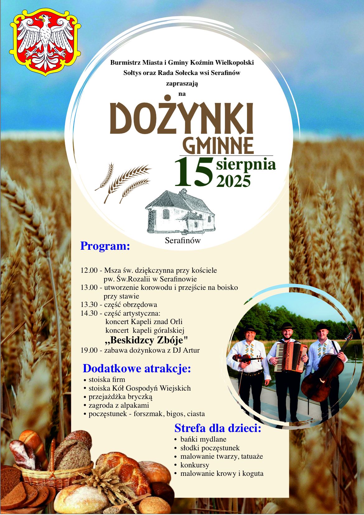 Zaproszenie na Gminne Święto Plonów 