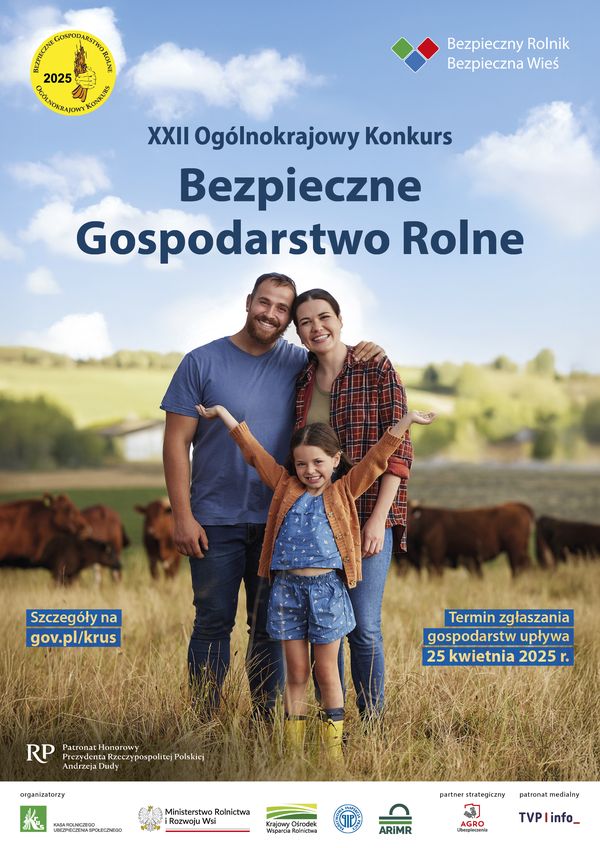XXII edycja Ogólnopolskiego Konkursu Bezpieczne Gospodarstwo Rolne