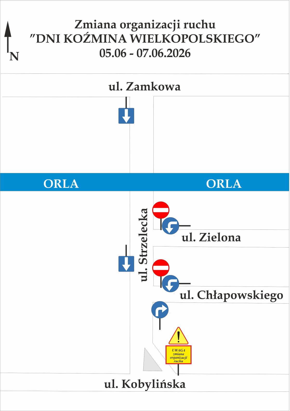 Dni Koźmina- zmiana organizacji ruchu 