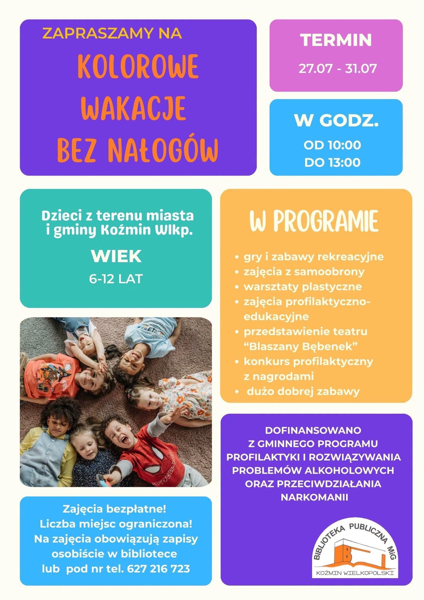  „Kolorowe Wakacje Bez Nałogów”