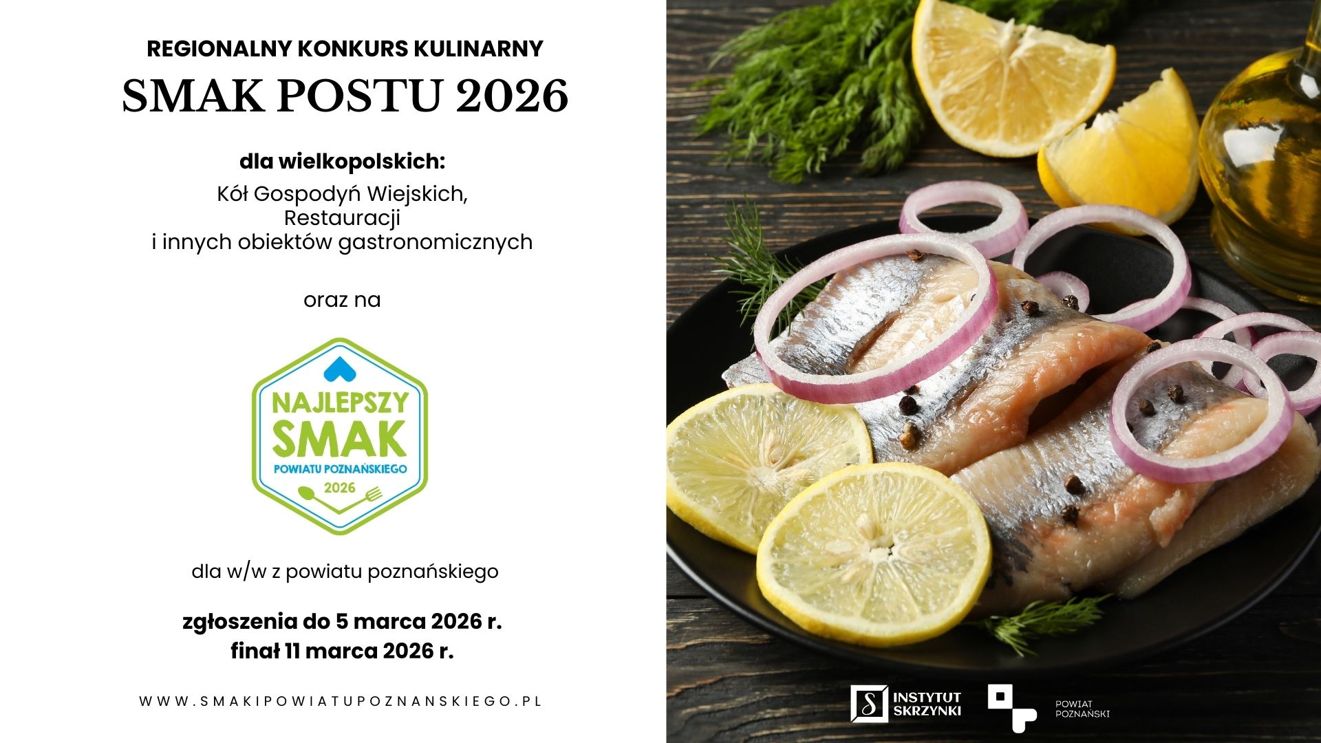 Konkurs kulinarny- „Smak Postu 2026”