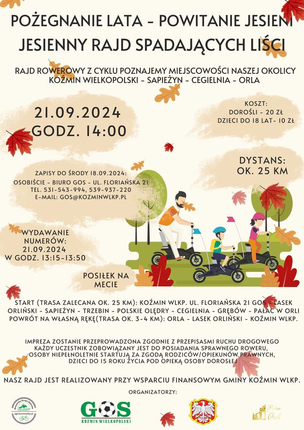 Jesienny Rajd Spadających Liści