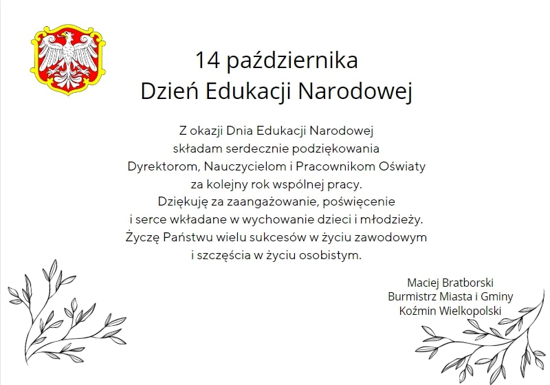 Dzień Edukacji Narodowej