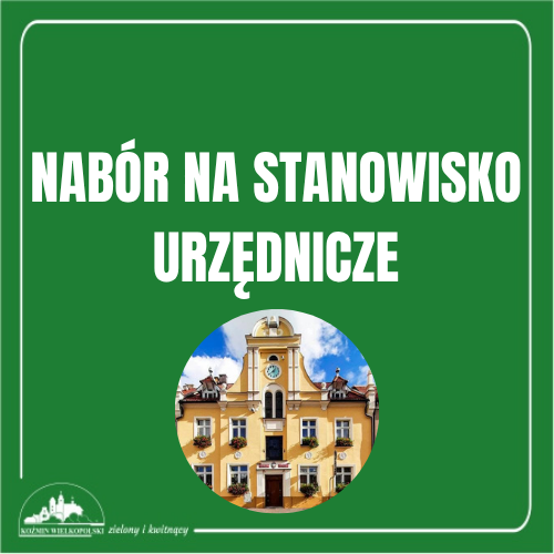 Nabór na wolne stanowisko urzędnicze 