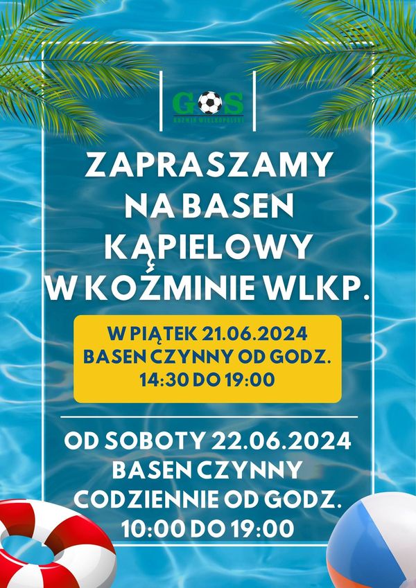 Basen w Koźminie wkrótce otwarty