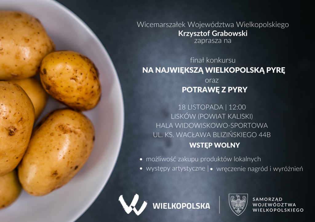 Konkurs na największą wielkopolską pyrę oraz potrawę z pyry