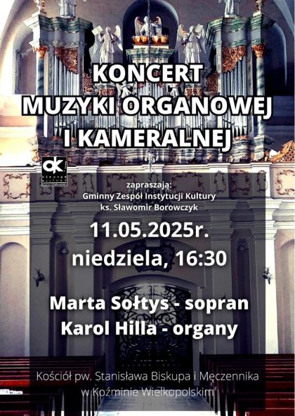 11 maja koncert organowy