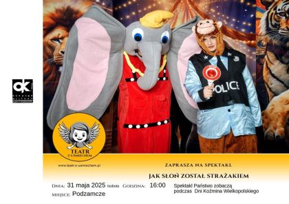 Jak słoń został strażakiem plakat